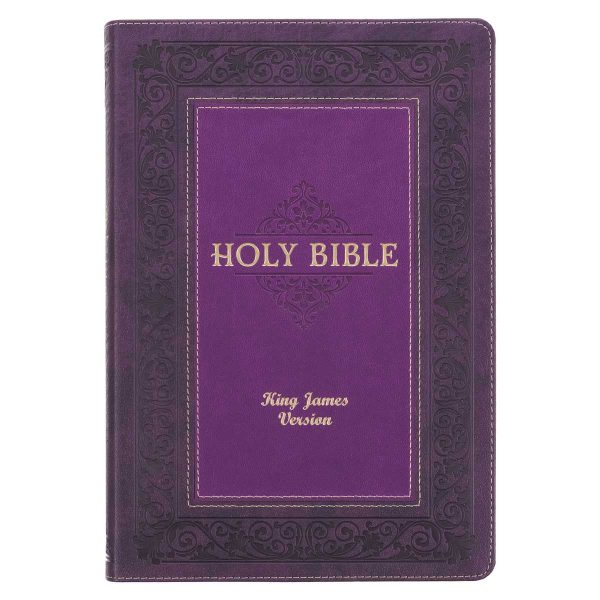KJV Purple Faux Leather Flexcover Study Bible Large Print - Image 22