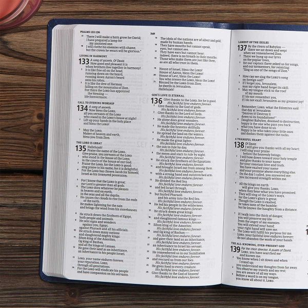 CSB Blue Imitation Leather Gift & Award Bible - Image 14