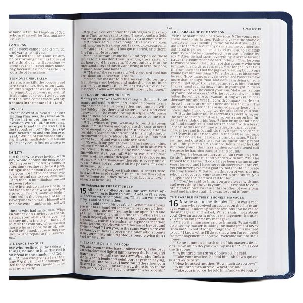CSB Blue Imitation Leather Gift & Award Bible - Image 15