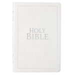 KJV White Faux Leather Thinline Large Print Bible With Thumb Indexing - Image 17