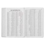 KJV White Faux Leather Thinline Large Print Bible With Thumb Indexing - Image 23