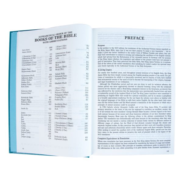 NKJV Teal Hardcover Bible - Image 21