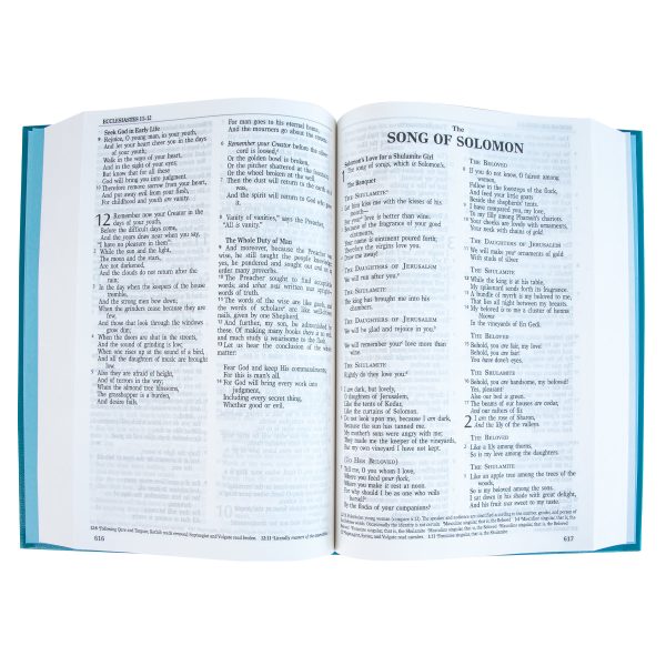 NKJV Teal Hardcover Bible - Image 22