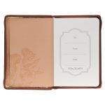 Amazing Grace Floral Faux Leather Journal With Zipped Closure - 2 Cor 12:9 - Image 15