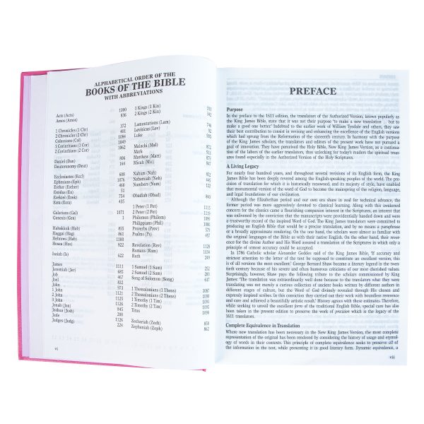 NKJV Pink Hardcover Bible - Image 15