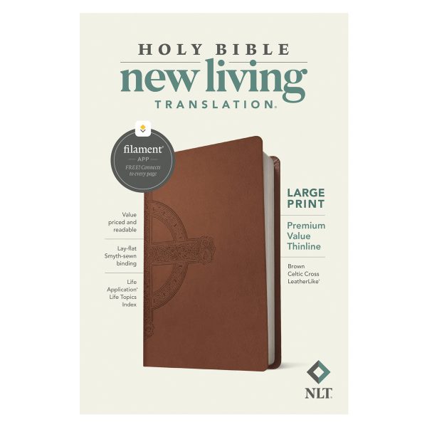 NLT Filament Premium Value Thinline Bible, Filament Enabled, Large Print, Brown Cross (Imitation Leather) - Image 14