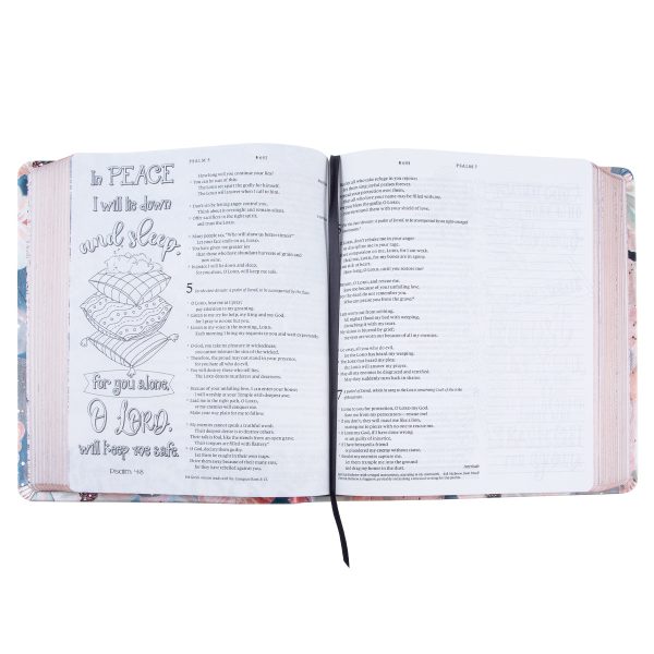 NLT Watercolor Garden Faux Leather Flexcover Inspire Faith Filament Bible - Image 25