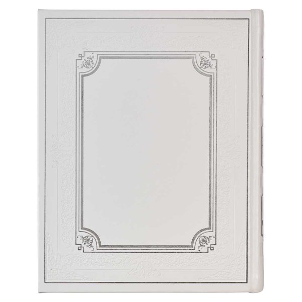 KJV White Faux Leather Family Bible Double Column Format - Image 11