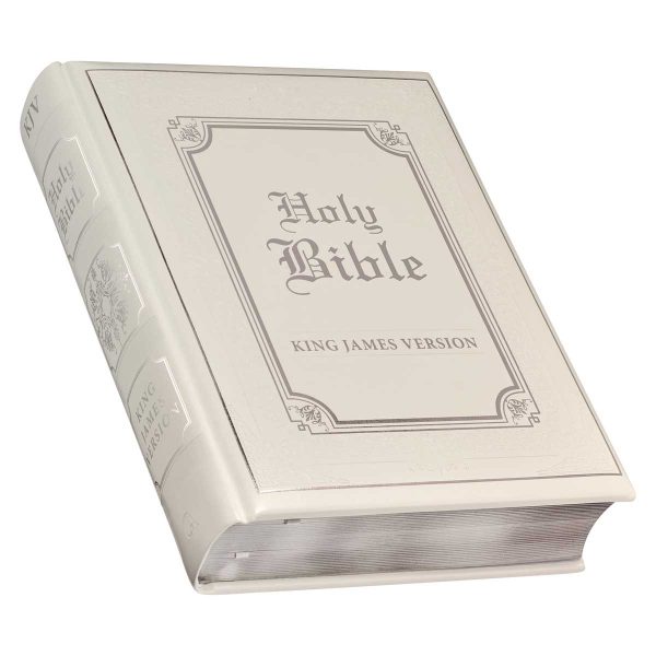 KJV White Faux Leather Family Bible Double Column Format - Image 12