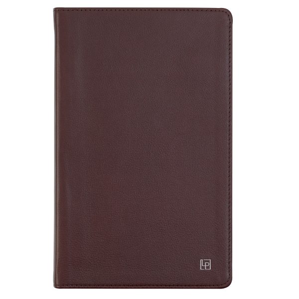 Leatherpress Cacao Brown Large Genuine African Leather Journal - Image 19