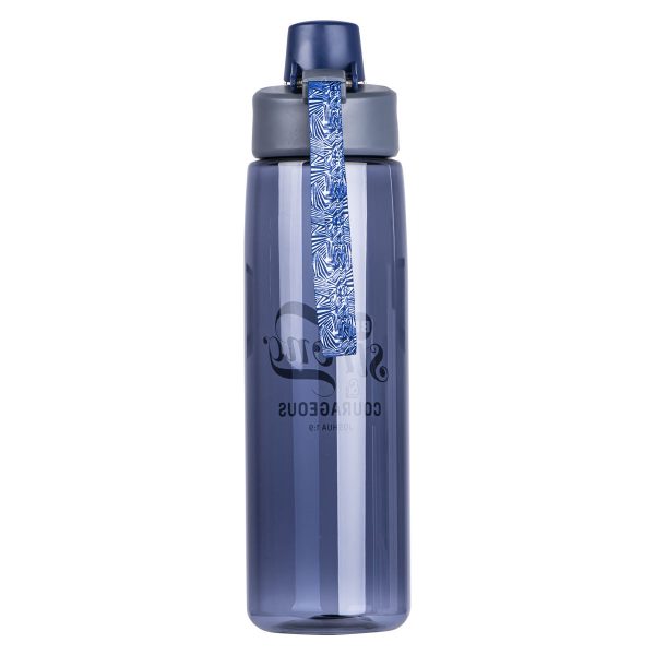 Be Strong And Courageous Plastic Water Bottle - Joshua 1:9 - Image 13