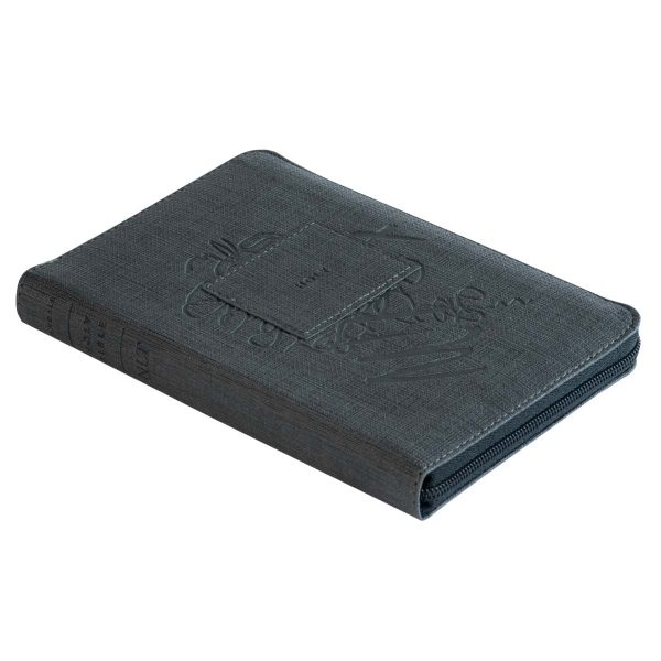 NLT Filament Compact Zipper Bible, Red Letter, With Zipper, Charcoal Patch (Imitation Leather) - Image 17