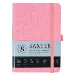 Baxter Undated Planner Pocket Edition Pink (Durable Synthetic Fibre Flexcover) - Image 24