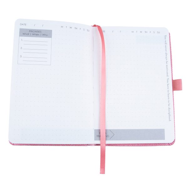 Baxter Undated Planner Pocket Edition Pink (Durable Synthetic Fibre Flexcover) - Image 28