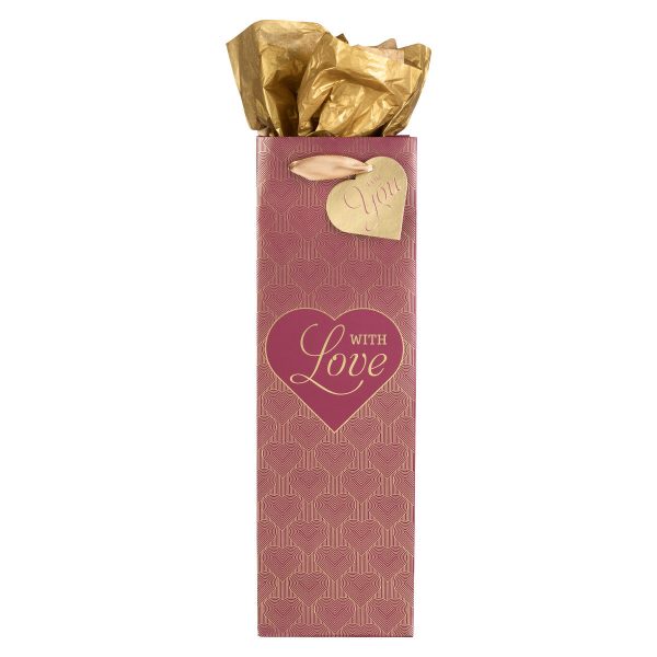 With Love Bottle Gift Bag - Image 10