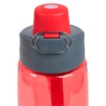 Be Strong Be Brave Be Fearless Red Plastic Water Bottle - Image 15