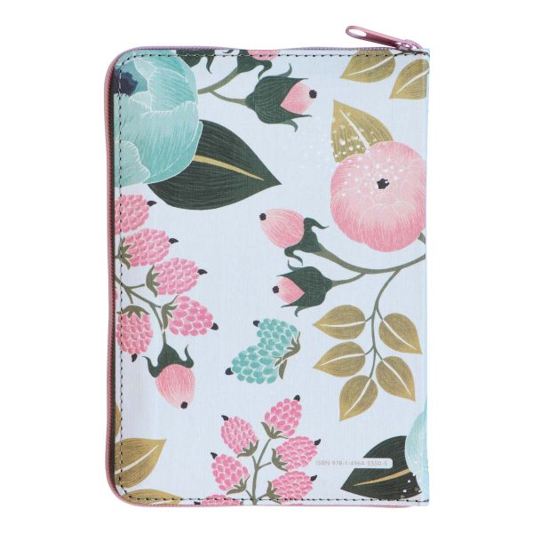NLT Filament Compact Zipper Bible, Red Letter, Cloth, With Zipper, Floral Garden (Paperback) - Image 16