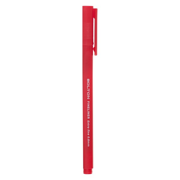 Bolton Colorful Fineliner Red (Pen) - Image 7