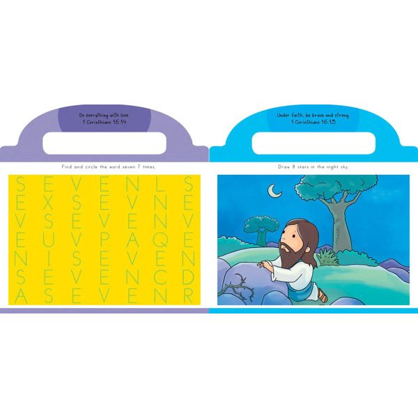 Bible 123's: Wipe-Clean Activity Book (Inspired To Learn)(Board Book) - Image 3