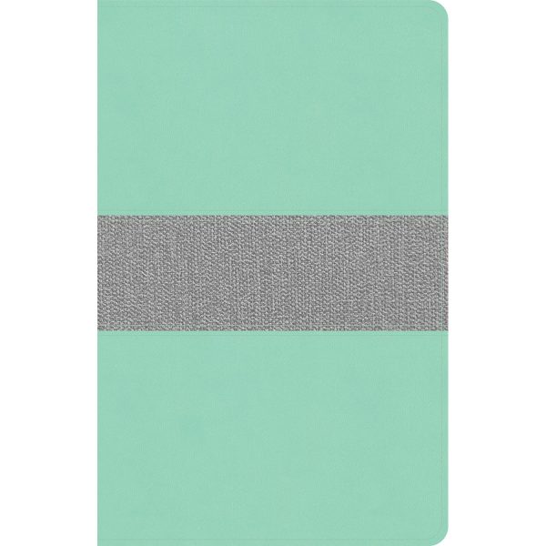 CSB Thinline Reference Bible Mint / Gray (Imitation Leather) - Image 3