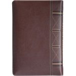 ESV Dark Brown Faux Leather Standard Bible Thumb Indexed With Zip - Image 14