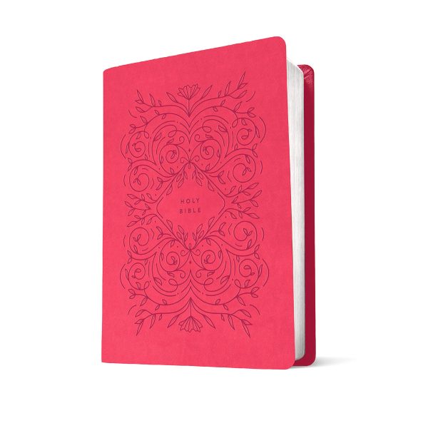 NLT Premium Gift Bible, Red Letter, Very Berry Pink Vines (Immitation Leather) - Image 18