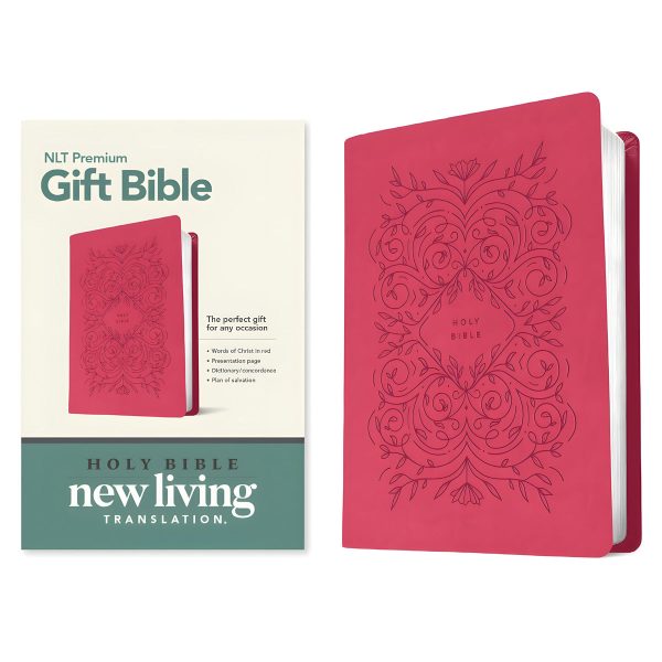NLT Premium Gift Bible, Red Letter, Very Berry Pink Vines (Immitation Leather) - Image 19