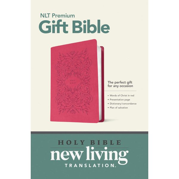 NLT Premium Gift Bible, Red Letter, Very Berry Pink Vines (Immitation Leather) - Image 20