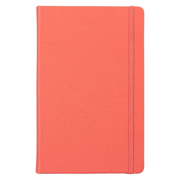 Leatherpress Coral Red Genuine African Leather Notebook - Image 20