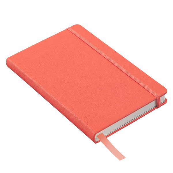 Leatherpress Coral Red Genuine African Leather Notebook - Image 22