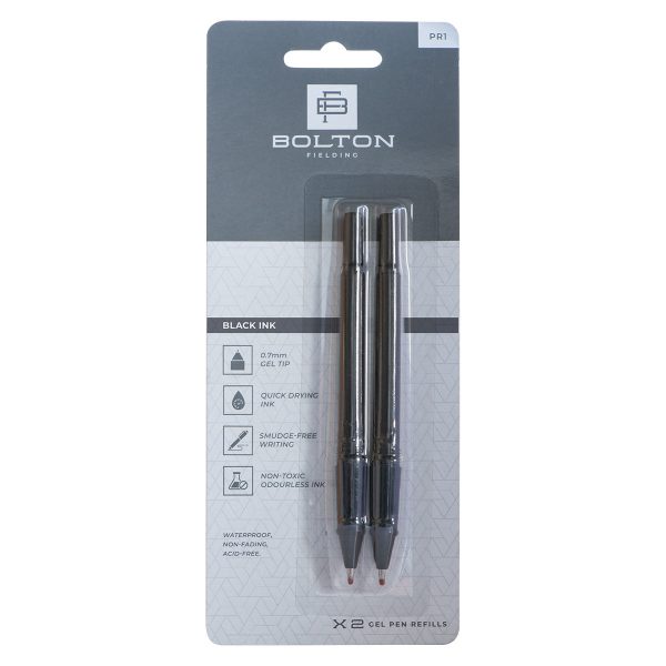 Bolton Gel Pen Refill: Black Ink Set Of 2 - Image 4