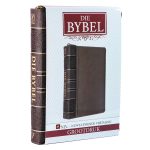 NLV Tweekleur Bruin Kunsleer Bybel Grootdruk Met Ritssluiter & Duimgrepe - Image 11