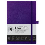 Baxter Undated Planner Purple (Durable Synthetic Fibre Flexcover) - Image 19