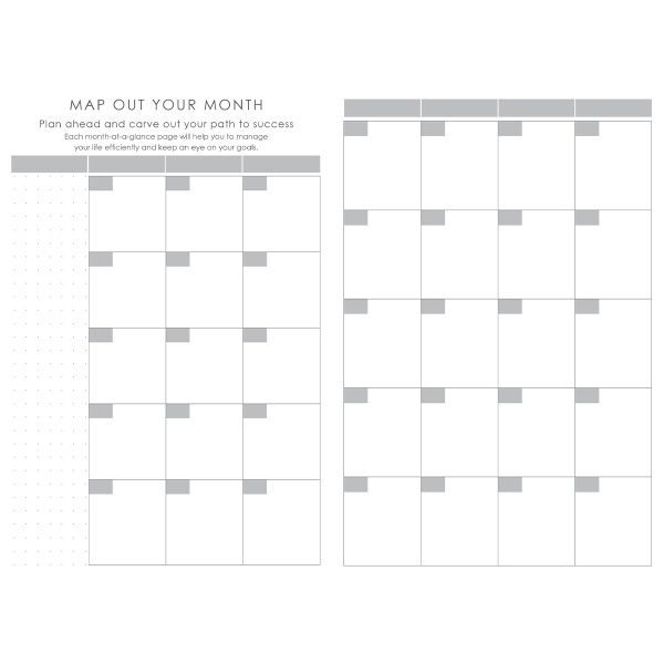Baxter Undated Planner Purple (Durable Synthetic Fibre Flexcover) - Image 21