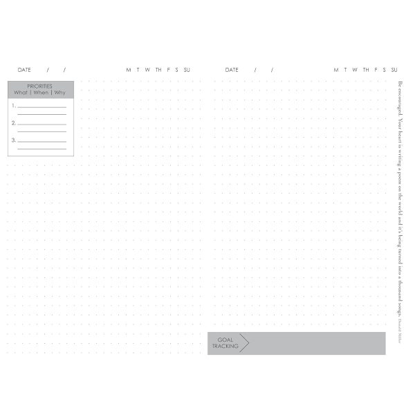Baxter Undated Planner Purple (Durable Synthetic Fibre Flexcover) - Image 23