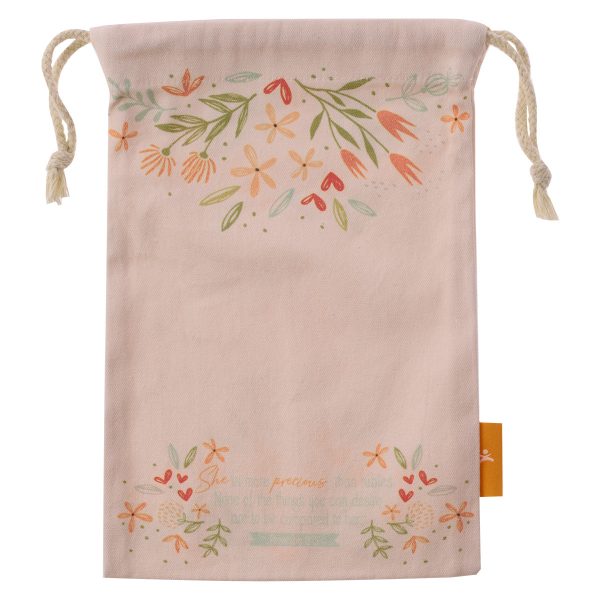 You Are Precious Small Cotton Drawstring Bag - Image 7