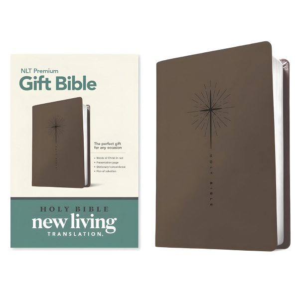 NLT Premium Gift Bible, Red Letter, Star Cross Taupe (Immitation Leather) - Image 14