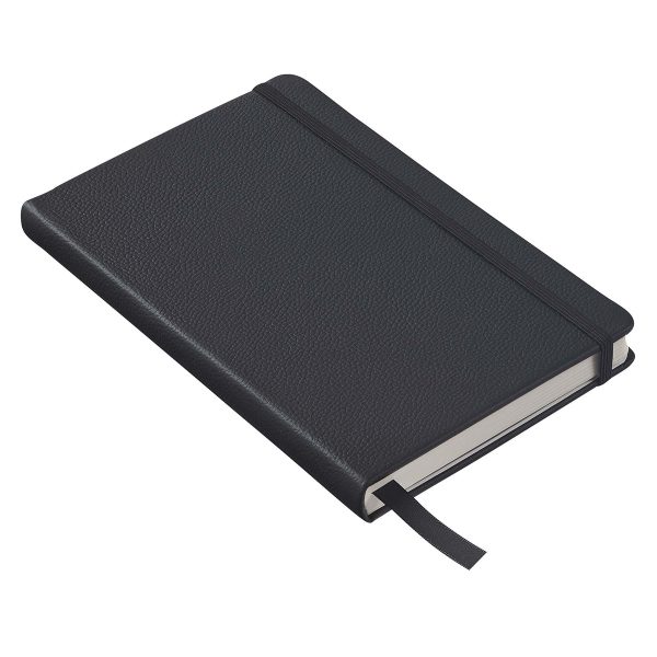 Leatherpress Midnight Black Genuine African Leather Notebook - Image 24