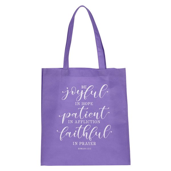 Be Joyful In Hope Patient In Affliction Non-Woven Tote Bag - Romans 12:12 - Image 7
