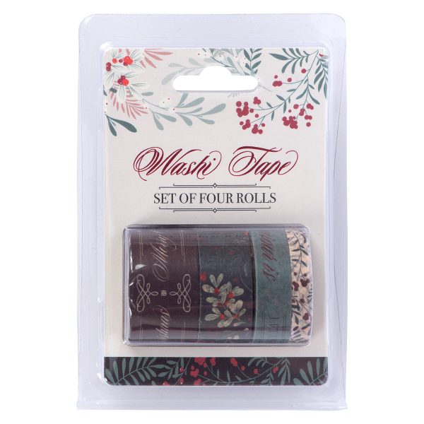 Christmas Red (Set Of 4)(Washi Tape) - Image 10