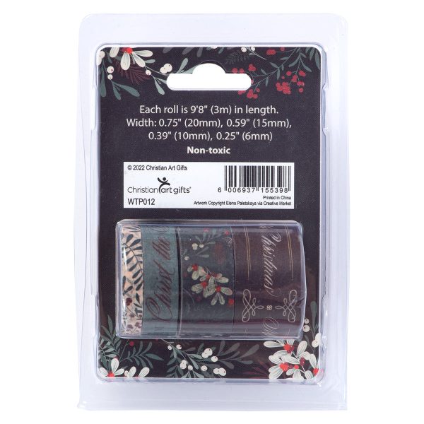 Christmas Red (Set Of 4)(Washi Tape) - Image 11