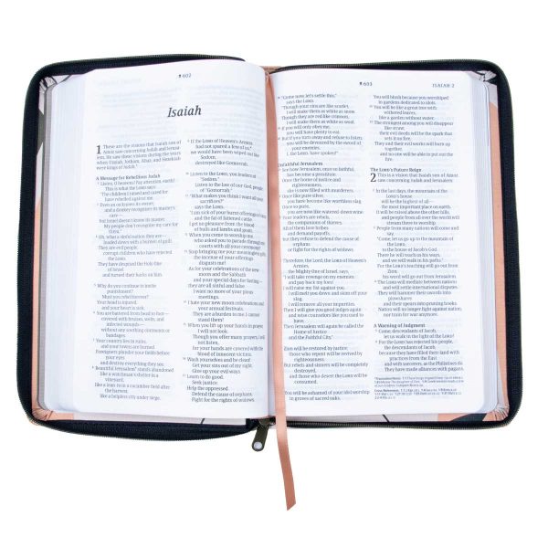 NLT Filament Thinline Reference Bible, Sunset Branches With Zip (Imitation Leather) - Image 26