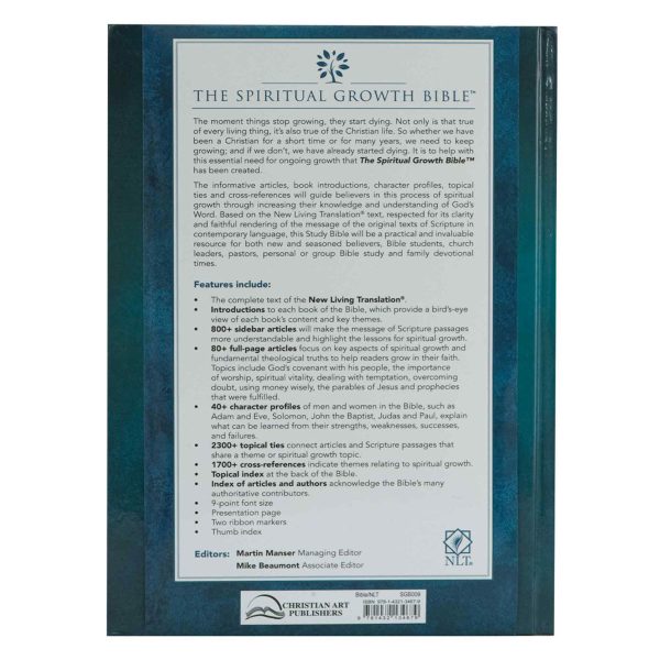 NLT The Spiritual Growth Bible Teal Hardcover - Image 23