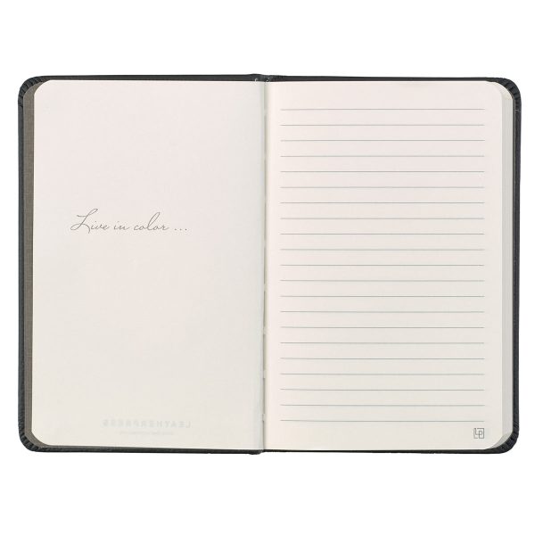 Leatherpress Midnight Black Genuine African Leather Pocket Notebook - Image 25