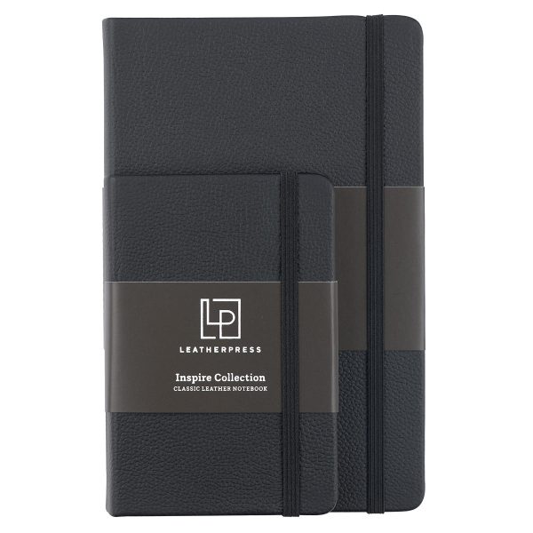 Leatherpress Midnight Black Genuine African Leather Pocket Notebook - Image 28