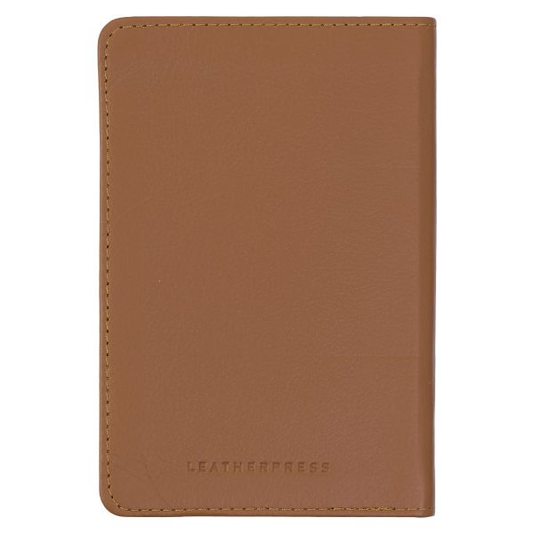 Leatherpress Biscotti Tan Genuine African Leather Pocket Journal - Image 20