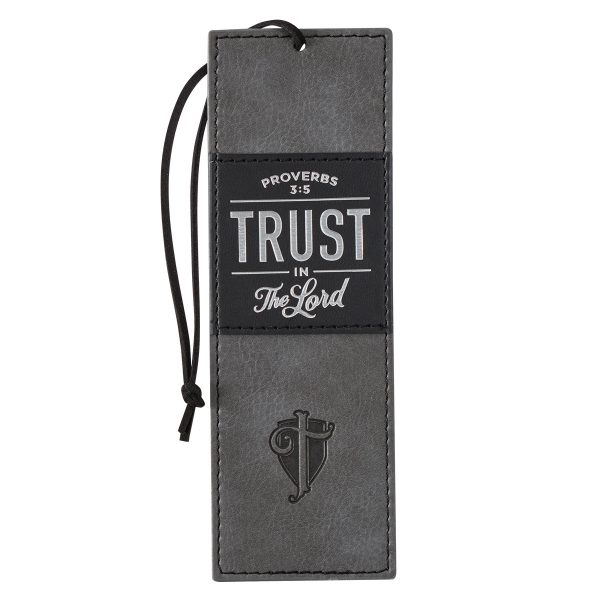 Trust In The Lord Proverbs 3:5 (Faux Leather Pagemarker) - Image 7