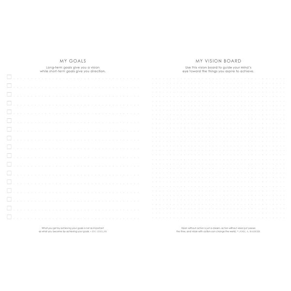 Baxter Undated Planner A4 Black (Durable Synthetic Fibre Flexcover) - Image 16