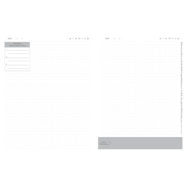 Baxter Undated Planner A4 Black (Durable Synthetic Fibre Flexcover) - Image 18