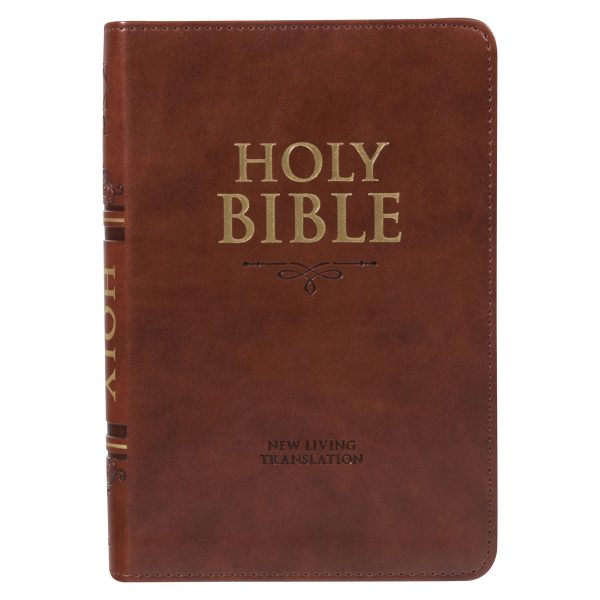 NLT Brown Faux Leather Flexcover Compact Bible - Image 21